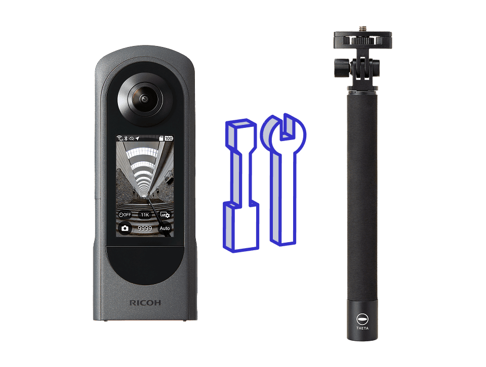 カメラと専用アクセサリーの物損補償付きのレンタル