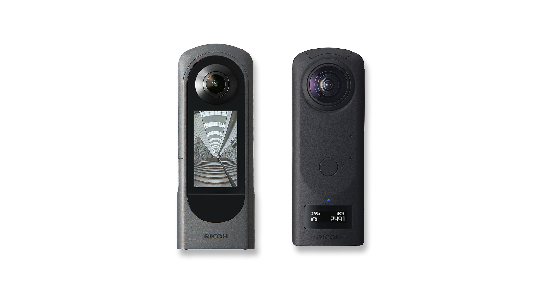 業務支援サービスと一体型で提供する360度カメラ「RICOH360